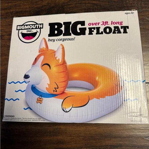 BigMouth Giant Animal Pool Float Inflatable Tube Blow Up Swim Ring Outdoor - Picture 2 of 2